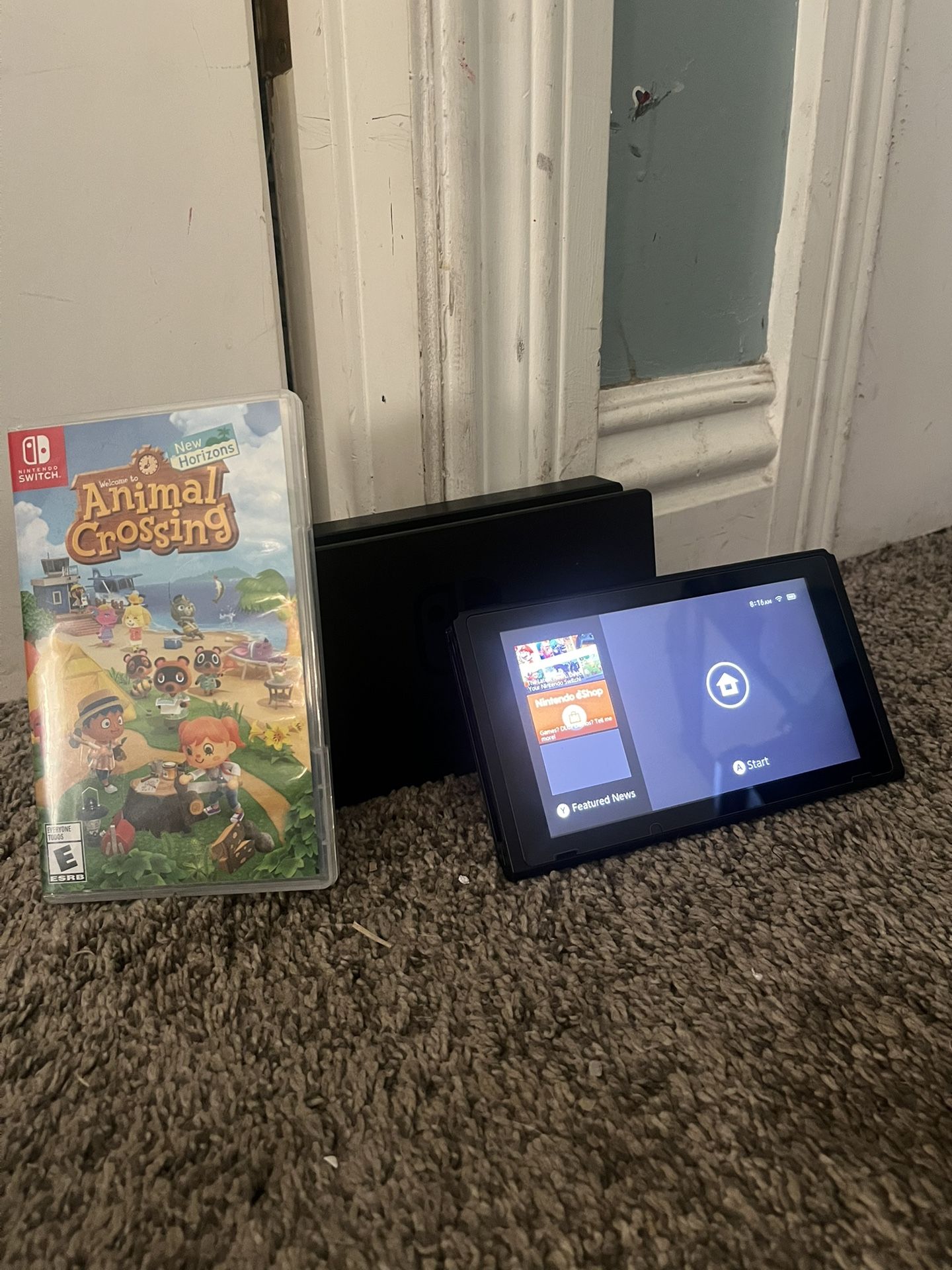 Nintendo Switch With Animal Crossing