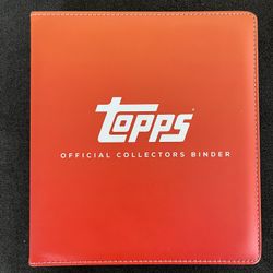 New 2026 Topps Collectors Kit Binder W/ 10, 4-Pocket Pages 