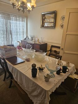 China cabinet height 70 width 40 buffet width 54 height 36