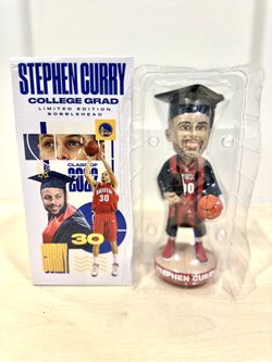 STEPHEN CURRY College Grad Limited Edition Bobblehead