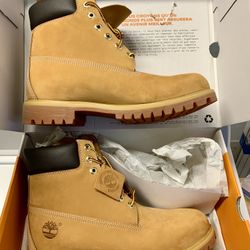 Men's Premium 6in Timberland Boots - TB010061713 - Sizes 7.5-12