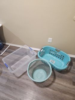 3 Baskets for $10—You can use them for clothes or to store anything.