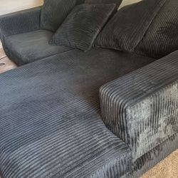 Corduroy sectional