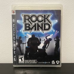Rock Band PS3 LIKE NEW CIB w/ Manual PlayStation 3 Music Sim Video Game