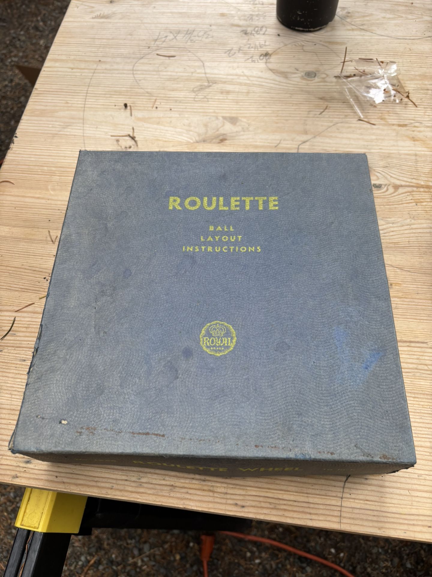 π² Vintage Royal Brand Roulette Game Set β Complete w/ Wheel, Mat & Instructions β Circa 1950s-60s