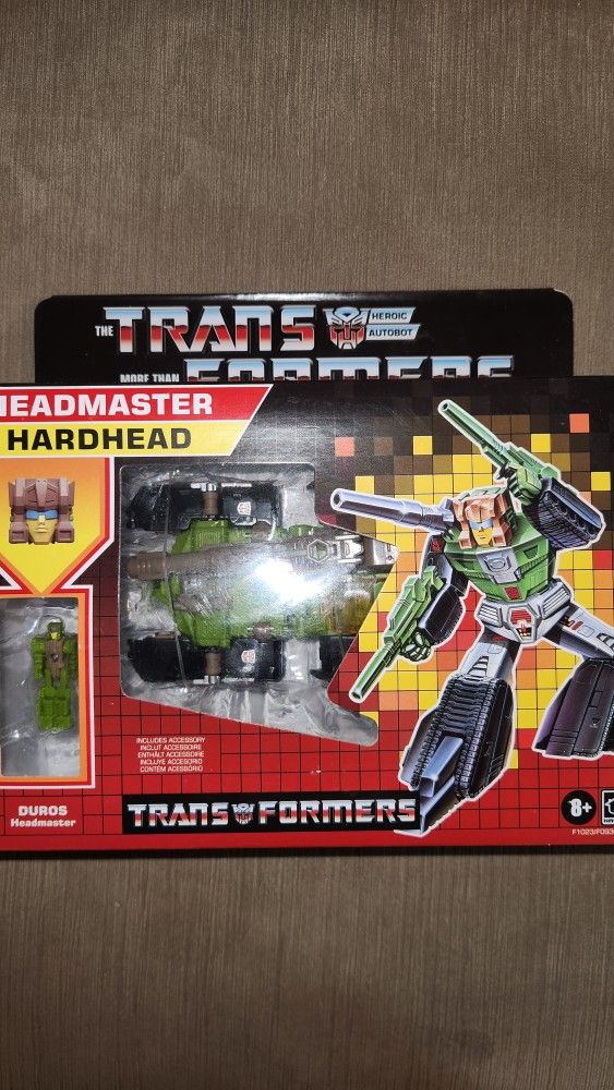Transformers G1 Headmasters Hardhead Reissue 