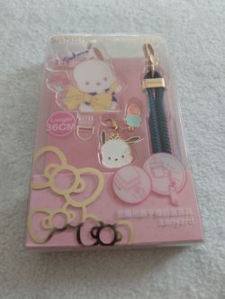 Sanrio Pochacco phone charm & lanyard set