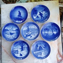 Bing & Grondahl Copenhagen Denmark Christmas Plates