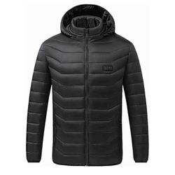 Electric Heated Cotton Jacket Four Control 21 Zone (XXXL)
