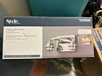 Style Selections Two Light Vanity Bar 