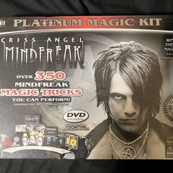 Criss Angel Platinum Magic Kit from 2009 Sealed 