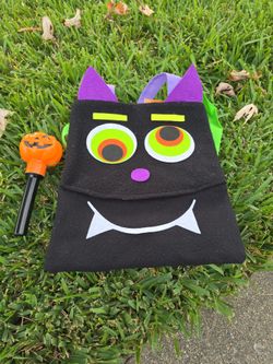 Trick or treat bag and light