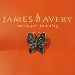 Retired James Avery Silver Mariposa Pendant Firm Price 