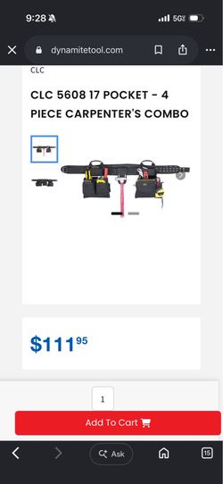 Clc framing bags/ belt
