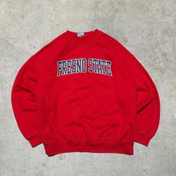 Fresno State red crewneck sweatshirt XXL