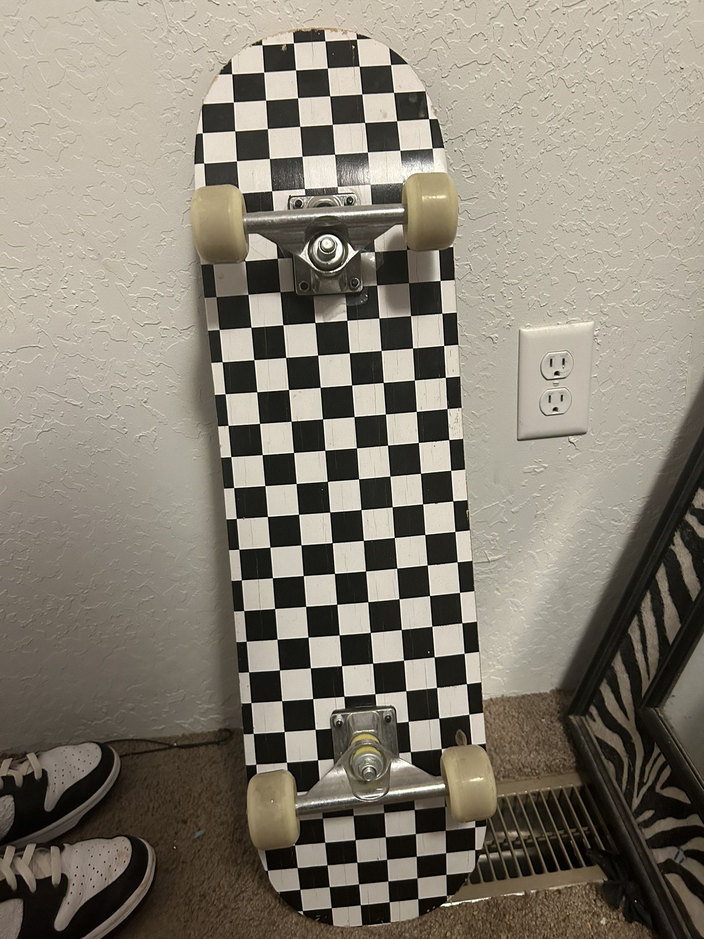 Checker Skateboard
