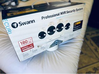 Swann 4 Camera 8 Channel 4K Ultra HD White NVR Security System -SWNVK-88680W4FB-US