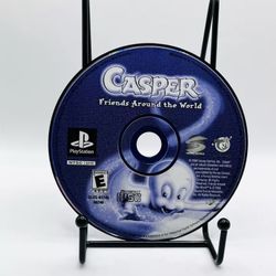 PlayStation Ps1 Game Casper Friends Around the World Sony Authentic Ghost Psx US