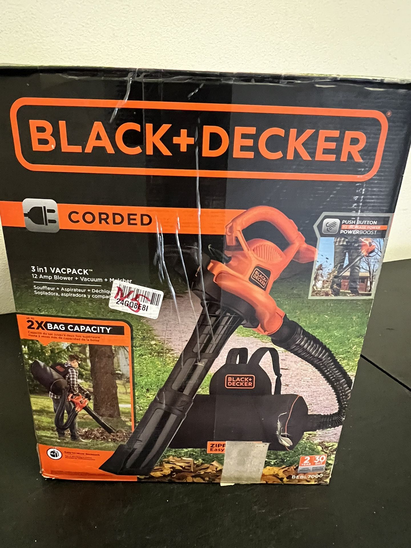 BLACK+DECKER 3-in-1 VACPACK Leaf Blower, Vacuum, and Mulcher