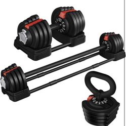 3 In 1 Dumbbell/Kettlebell/Barbell 614578