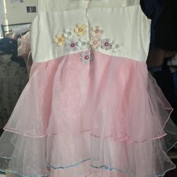 Brand New Girls Dresses.   Used Only Once, One For A Unicorn Theme Birthday And The Other For A culmination!