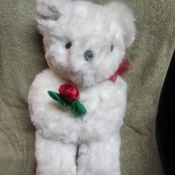 Vintage Valentine's Teddy Bear - Collectible