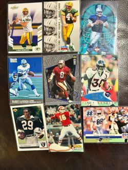 Sweet 🤯!! Vintage NFL Football Card Lot – Favre, Sanders, Aikman, Young & More