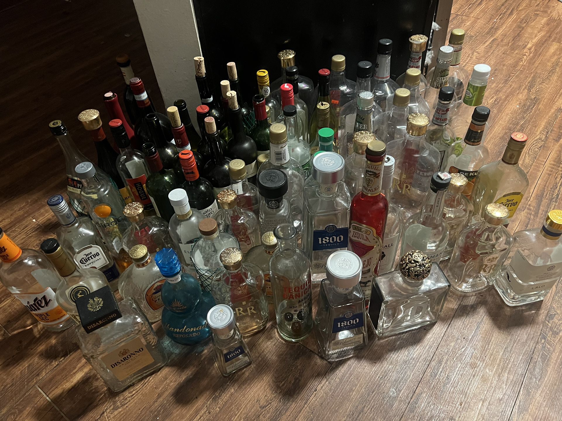 Alcohol Bottles Decorations Craft Projects