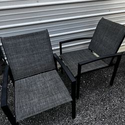 2 Nylon Chairs $20 Each 