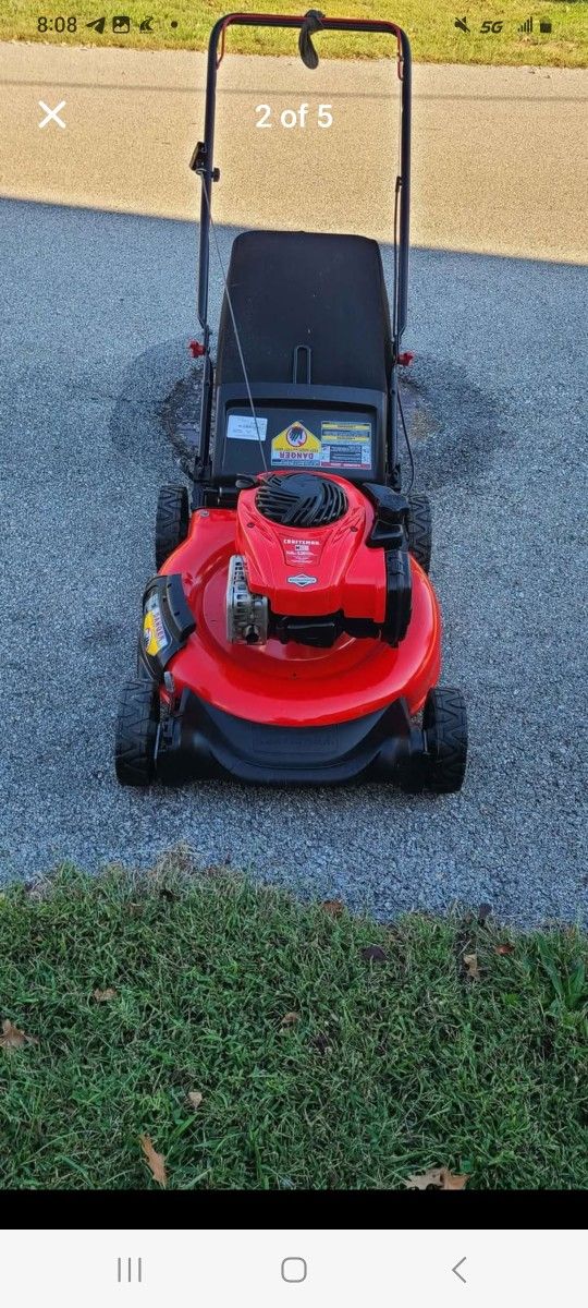 New 21"deck Bagger Craftsman Pushmower For Sale