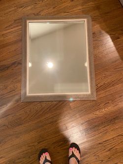 Vintage Wall Mirror with Gold Frame