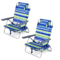 Goplus Beach Chairs Set of 2 – Brand New, Never Used