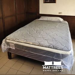 Queen Size Mattress 14” Inches Thick Pillow Top. New From Factory. Available All Size. Same Day Delivery