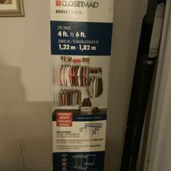 NEW ClosetMaid ShelfTrack Closet System – 4’ to 6’ Adjustable | - $80 (Glendale)