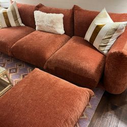Fabulous Sofa And TWO Ottomans For Sale!