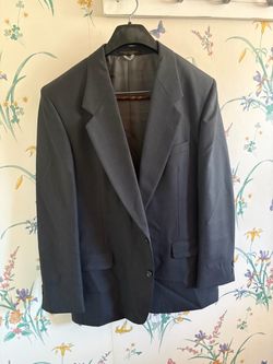 Men's Dark Navy Suit Jacket Blazer