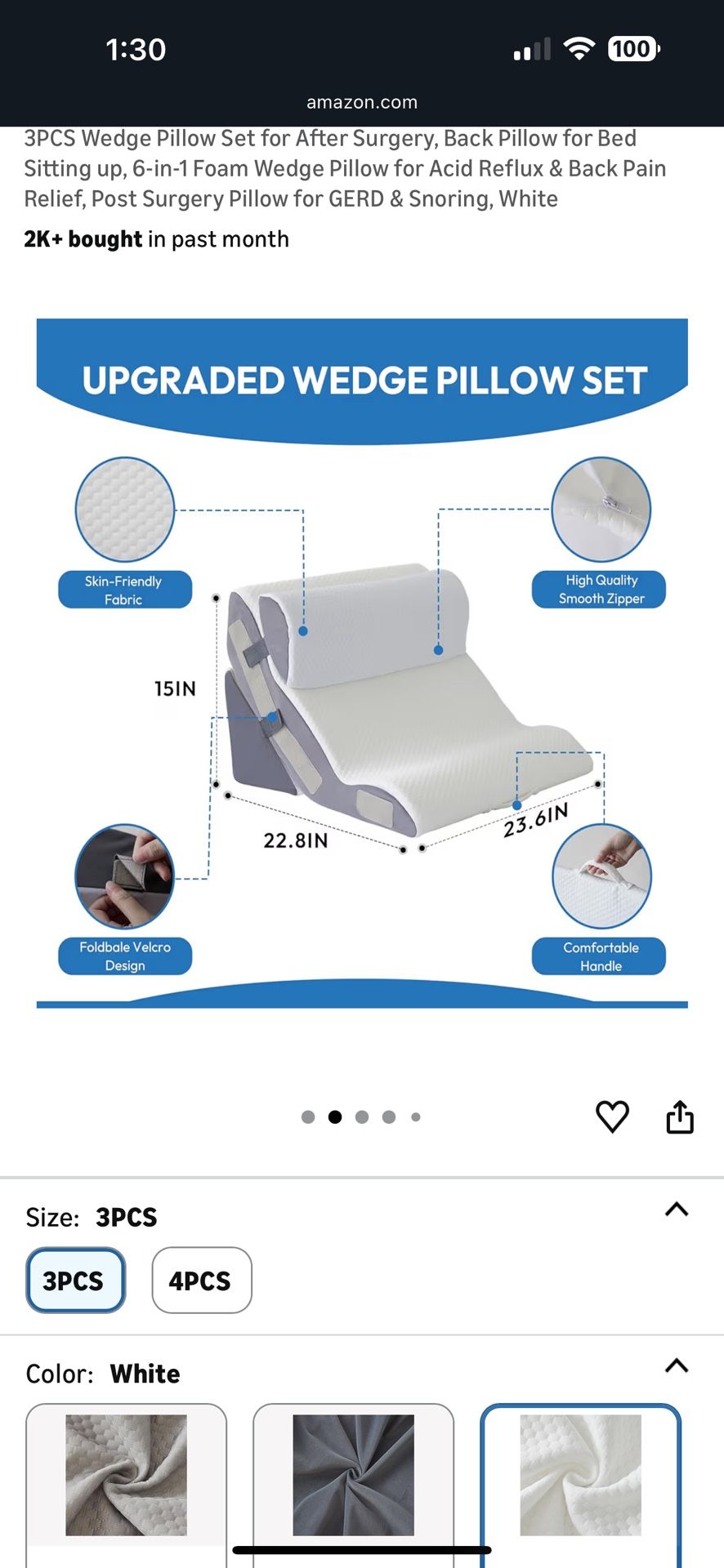 Wedge Elevation Pillows