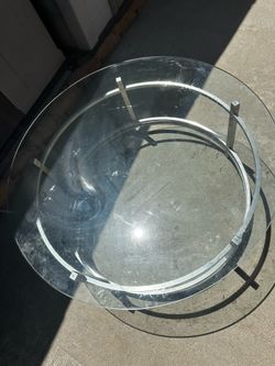 Free Glass coffee table