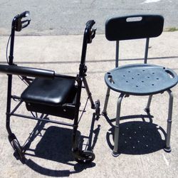 Sit Down Walker+Shower Chair 20.00