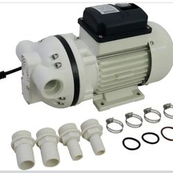 AC 110V-120V DEF Transfer Pump for Diesel Exhaust Fluid (DEF) Drum, Diaphragm Irrigation Self priming Electric water pump 10.6 GPM 23PSI,14.3lb