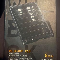 Western Digital WD_BLACK 5TB P10 Game Drive, Portable External Hard Drive - WDBA3A0050BBK-WESN