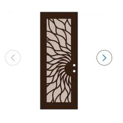 Aluminum Security Door 36-in x 96-in 