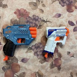 Nerf Elite Trio Bundle — 2 Blasters | 3-Barrel Pistol Set