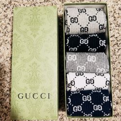New Gucci Socks W Box 