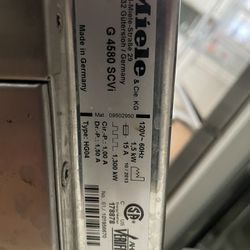 Miele Dishwasher -$375 OBO