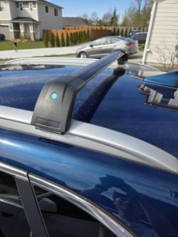 Roof Rack Cross Bars Compatible with Kia NIRO 2017 2018 2019 2020 2021 2022 with Flush Side Rails, Heavy Duty Aluminum Roof Rails