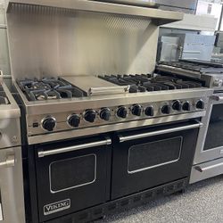 48” Inch Viking Professional Dual Fuel Range 6 Burner + Grill