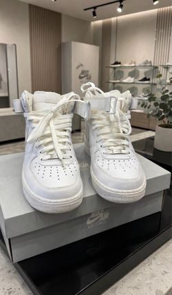 Nike Air Force 1 Mid White Sneakers