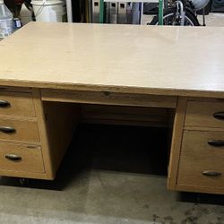 Large Wood Desk