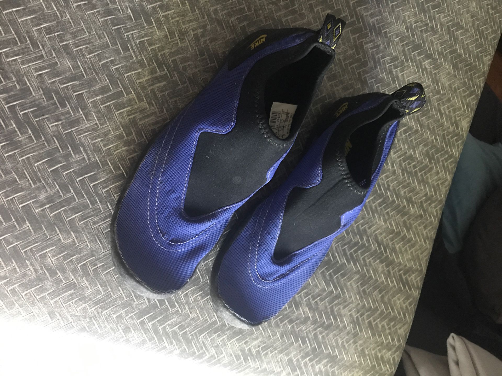 Nike blue water shoes